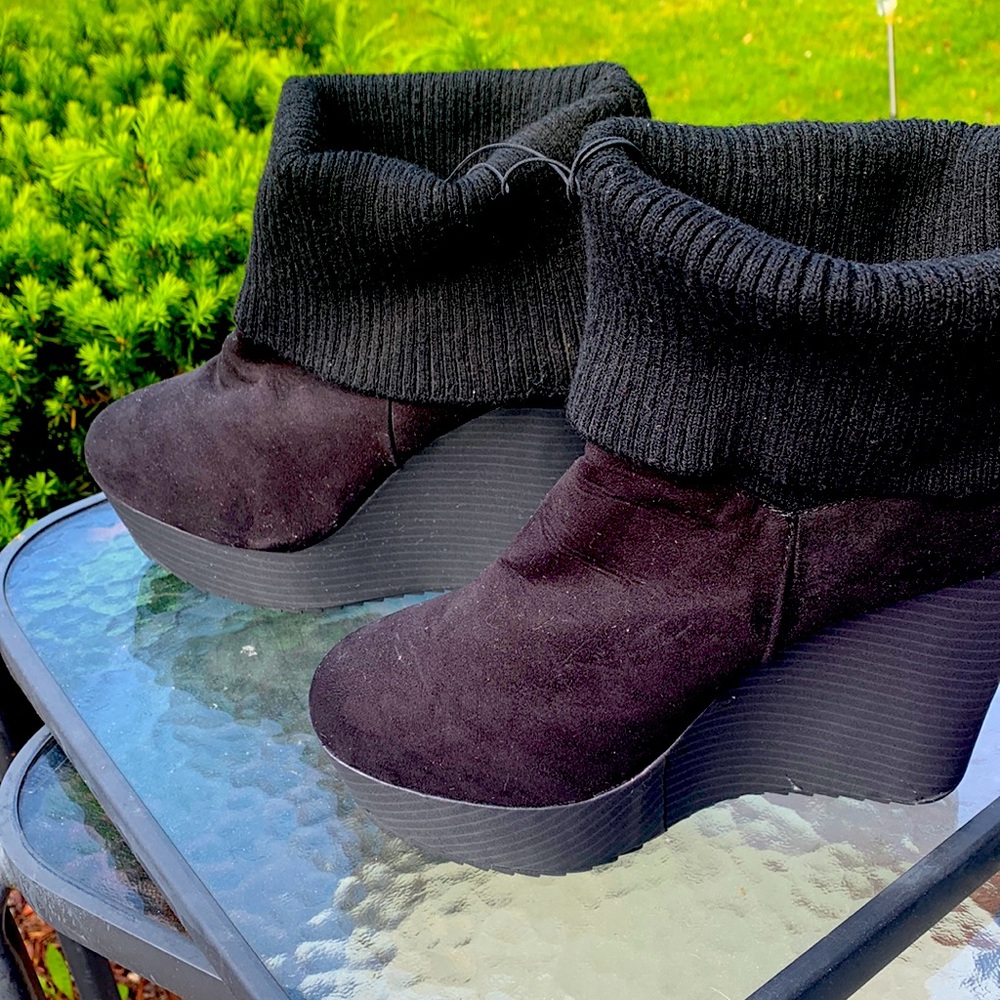 Black booties